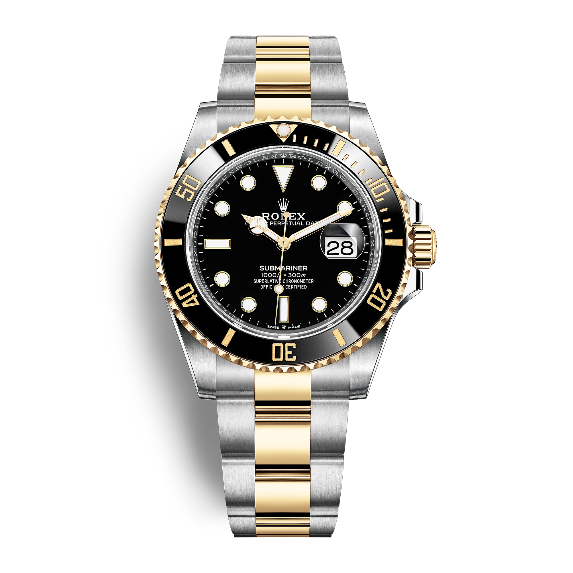 Submariner Date Yellow Gold & Steel Black Dial 41mm Product Image 1