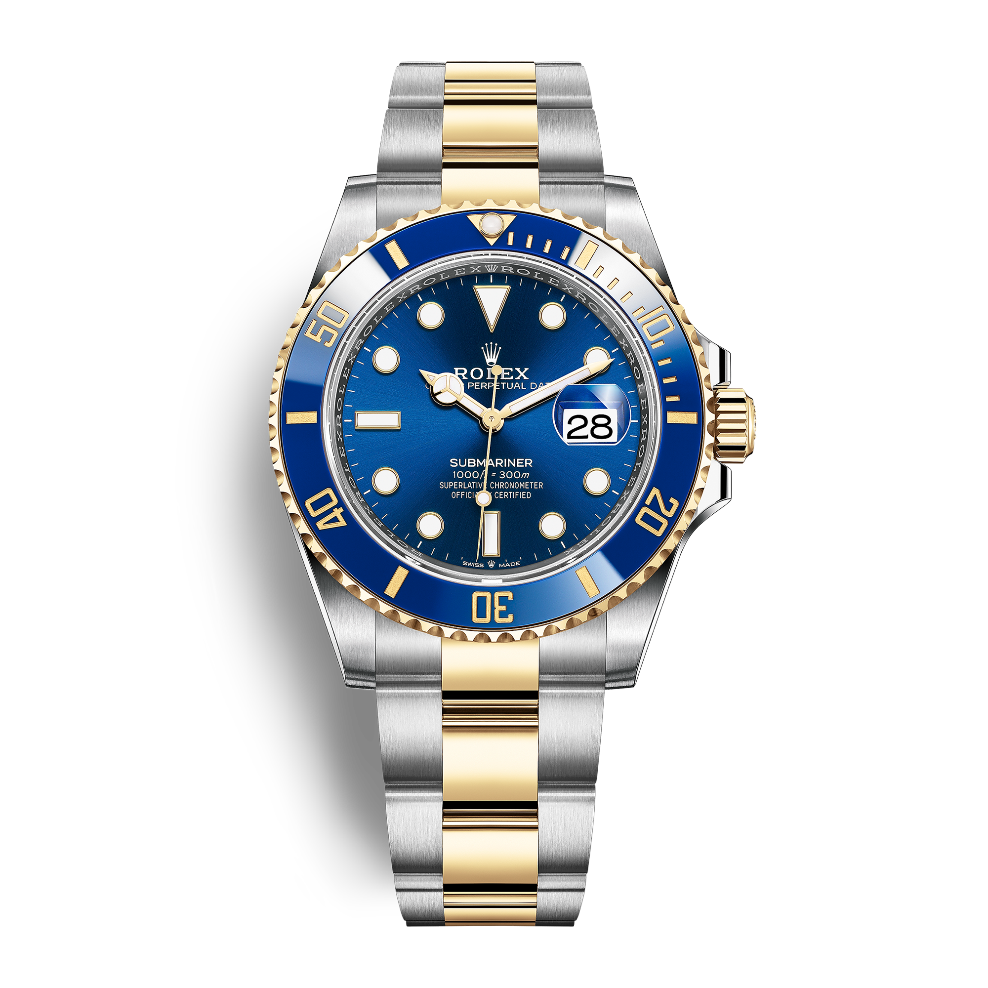 Submariner Date Yellow Gold & Steel Blue Dial 41mm Product Image 1