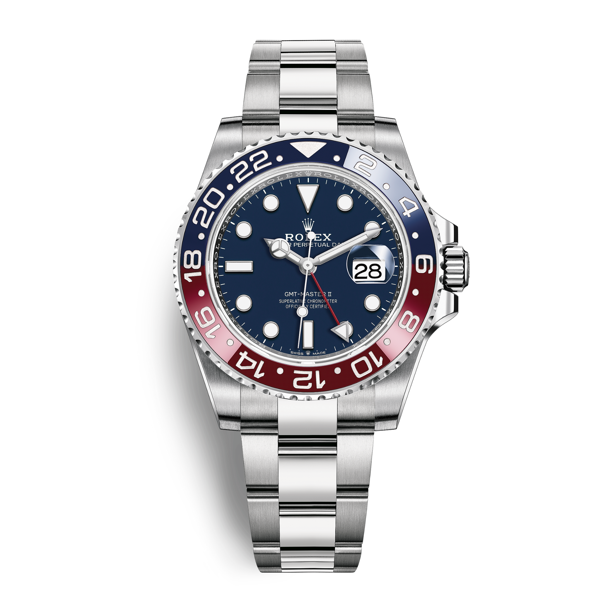 GMT-Master II White Gold Blue Dial "Pepsi" 40mm Product Image 1
