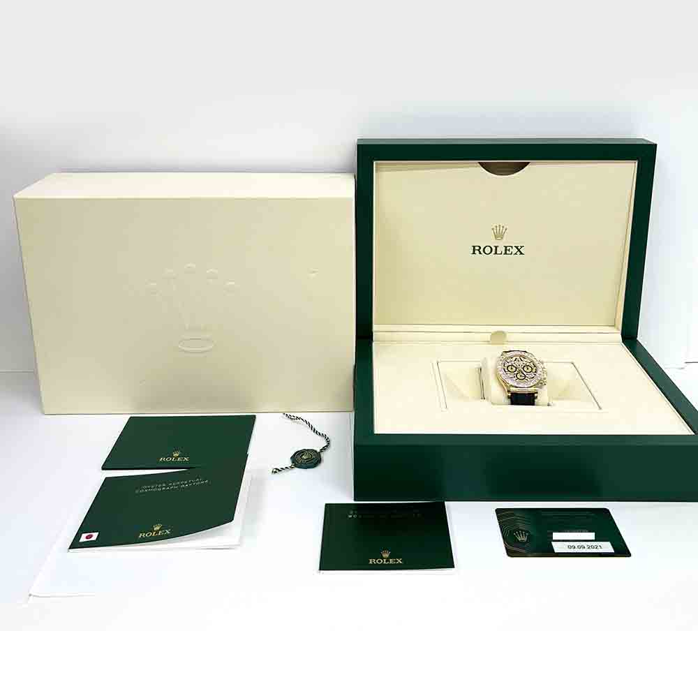 Daytona Yellow Gold Diamond Oysterflex "Eye of the Tiger" 40mm Product Image 6