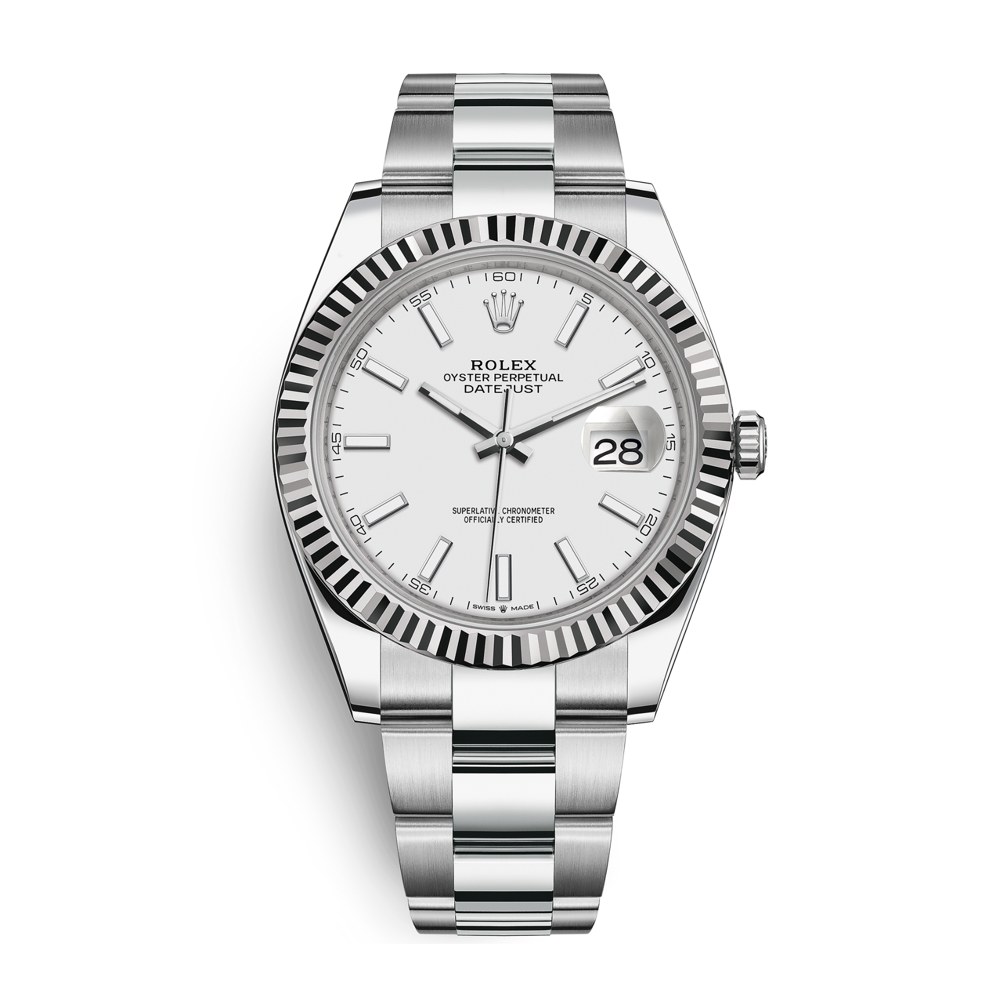 Datejust Steel White Dial 41mm Product Image