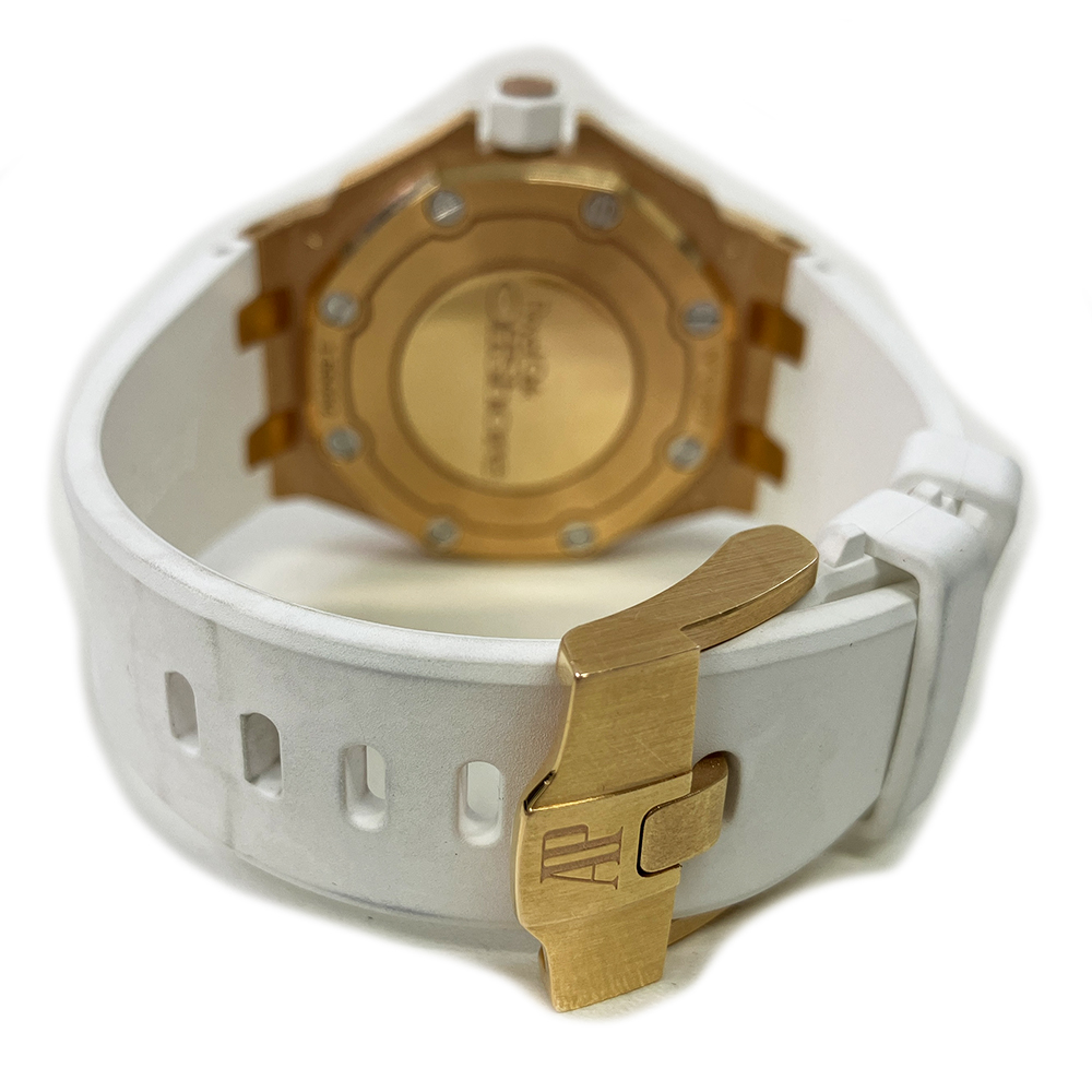 Royal Oak Offshore Quartz Rose Gold Diamond White Dial 37mm Product Image 5