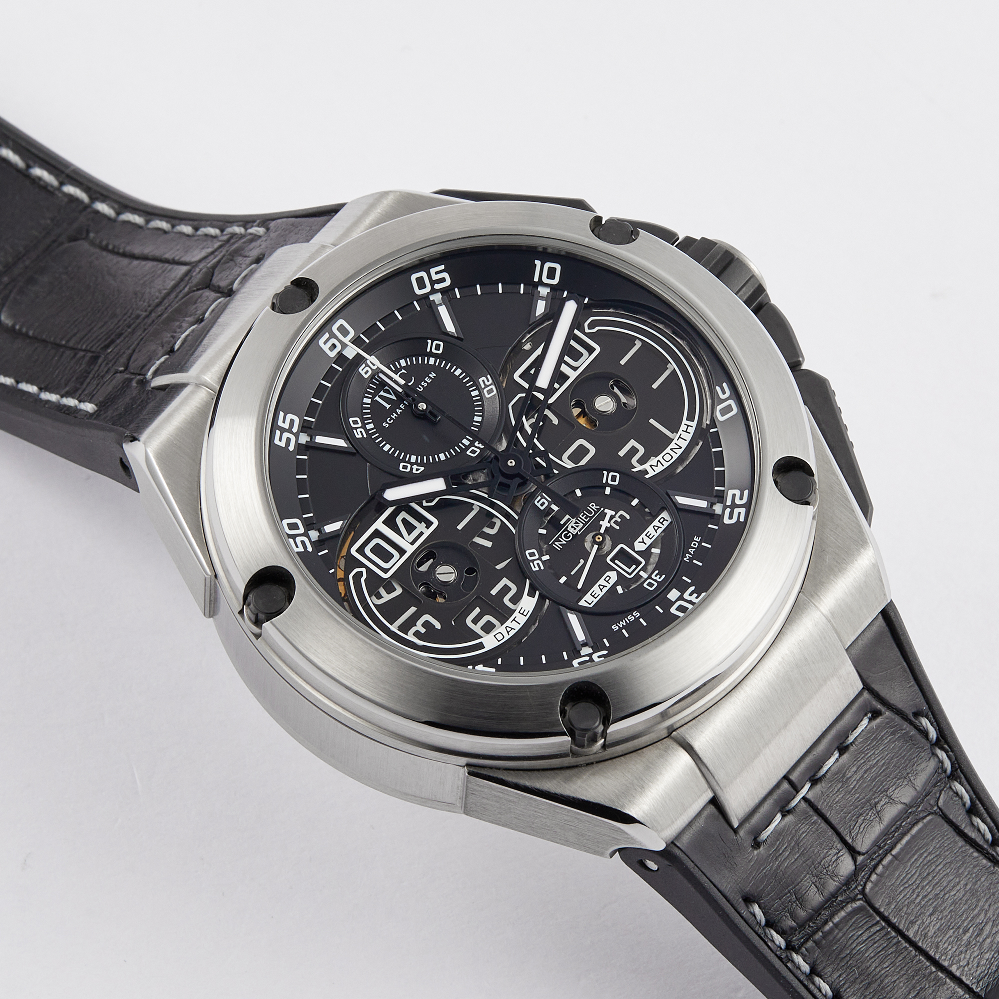 Ingenieur Perpetual Calendar Digital Date-Month Titanium Black Dial 46mm Product Image 2