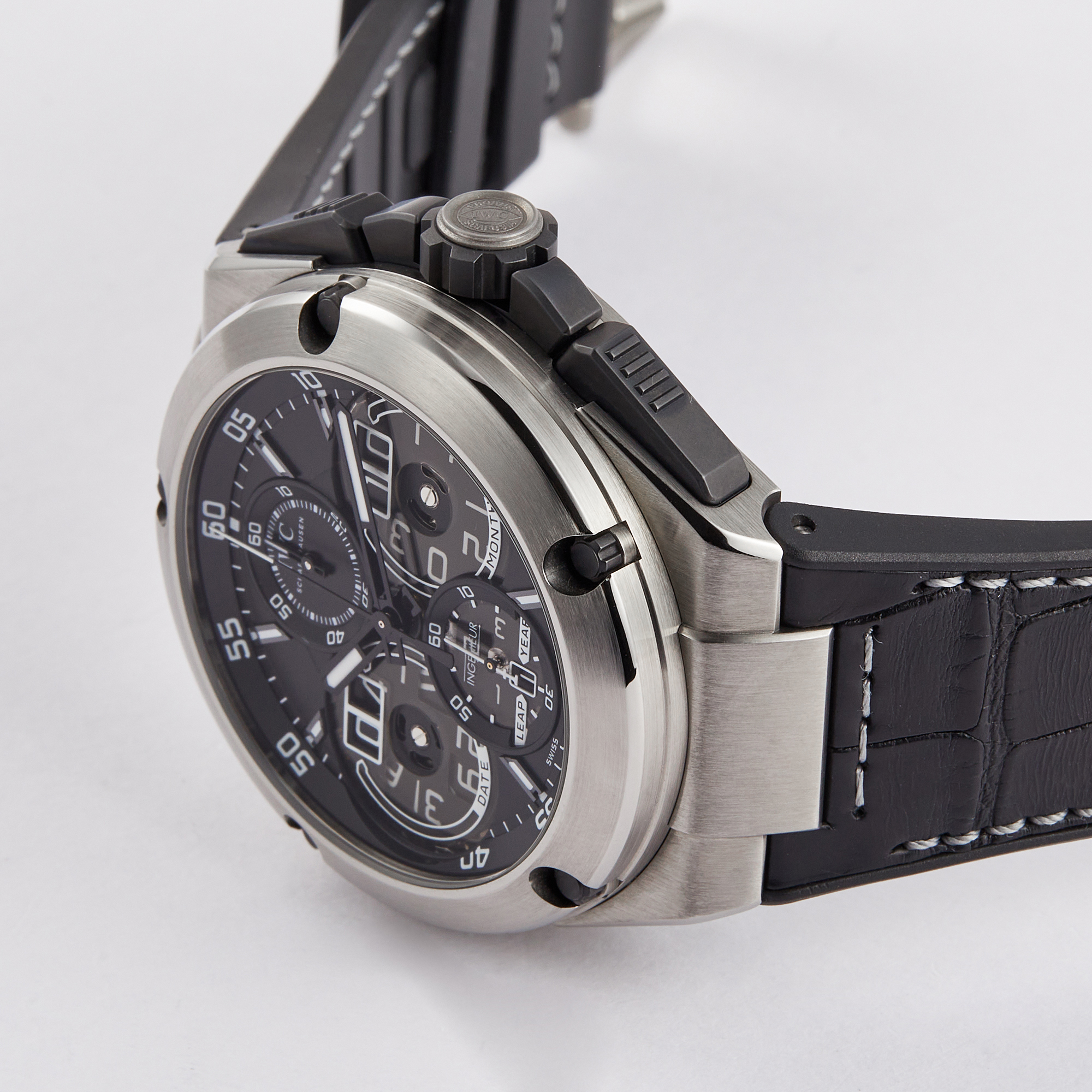 Ingenieur Perpetual Calendar Digital Date-Month Titanium Black Dial 46mm Product Image 3