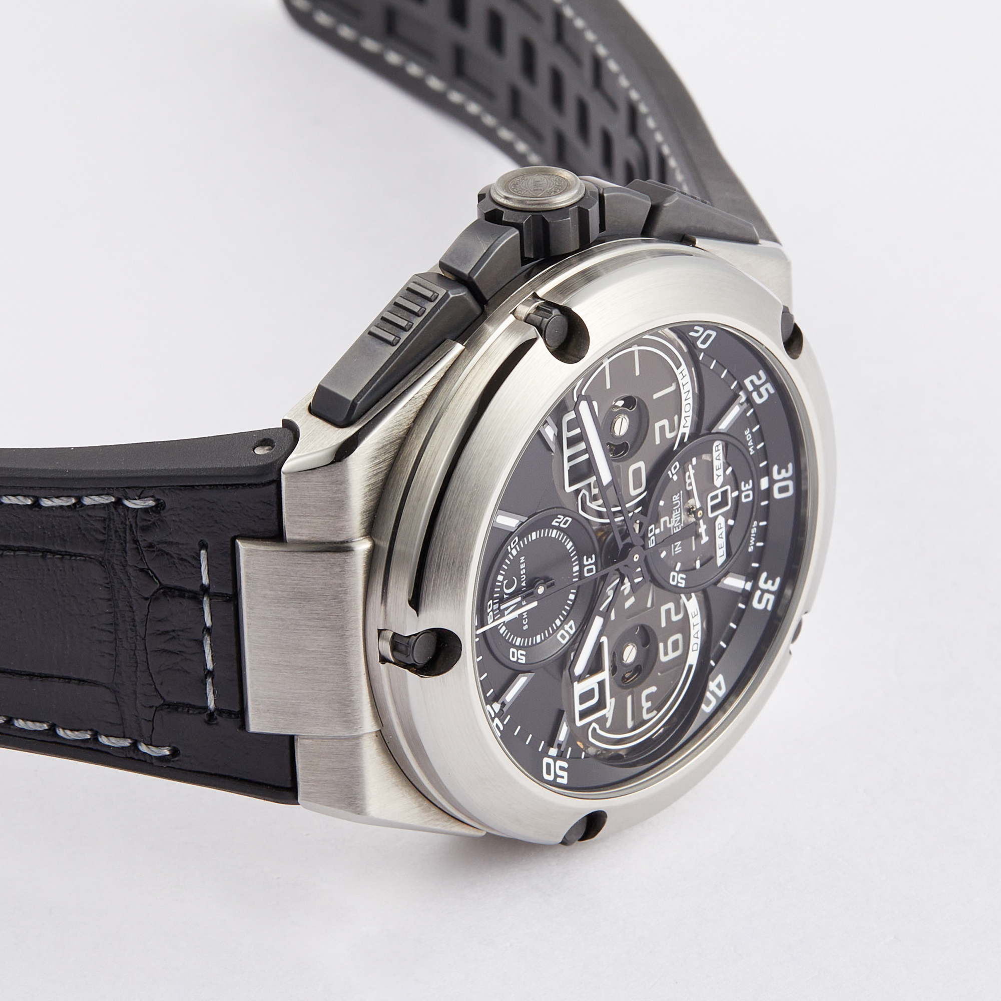 Ingenieur Perpetual Calendar Digital Date-Month Titanium Black Dial 46mm Product Image 4