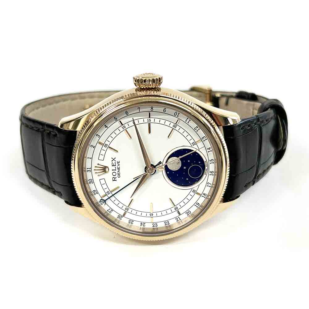 Cellini Moonphase Rose Gold White Dial 39mm Product Image 3