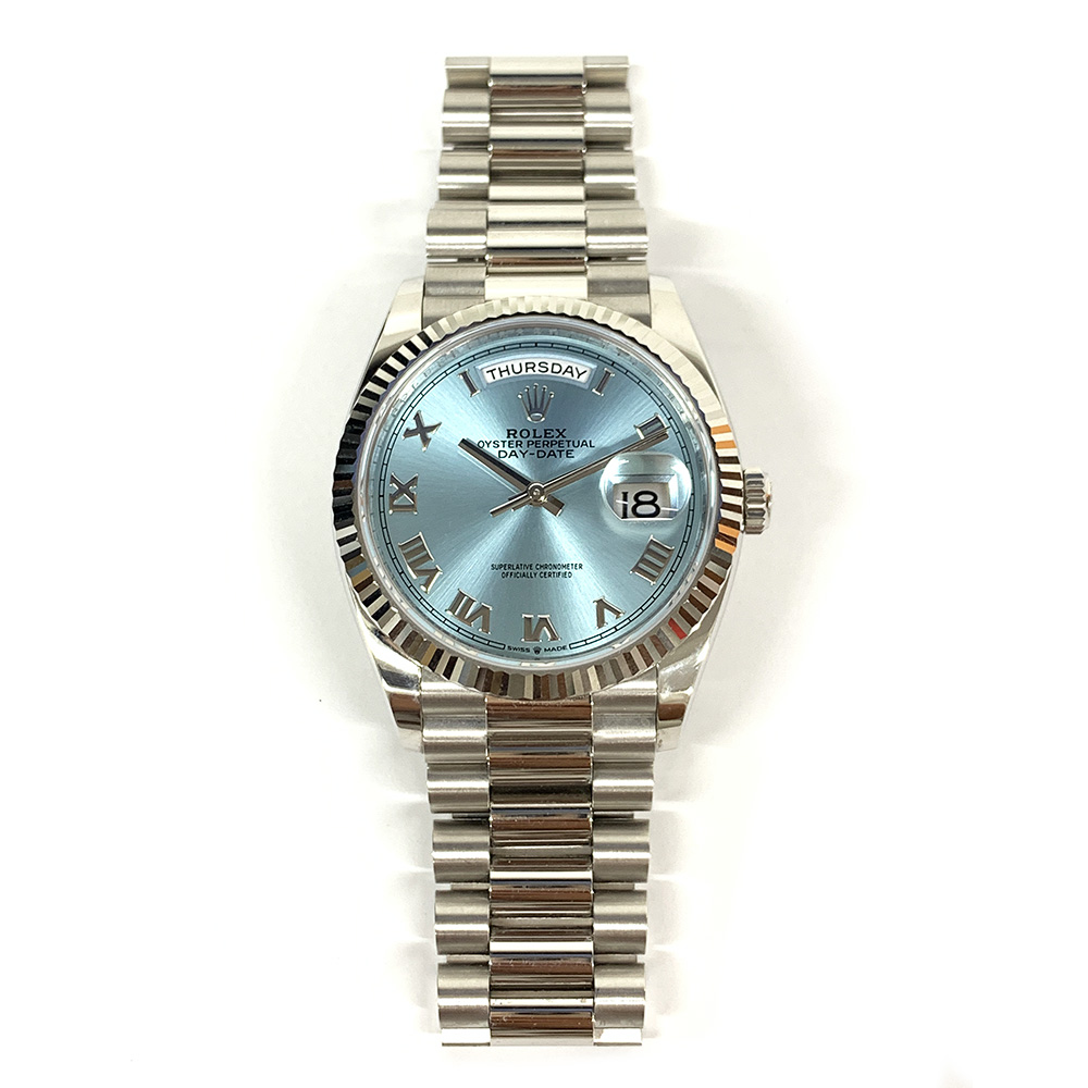 Day-Date Platinum Blue Dial 36mm Product Image 2