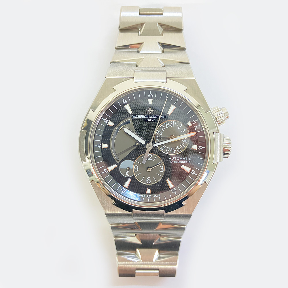 Overseas Dual Time Steel Black Dial 42mm Product Image 2