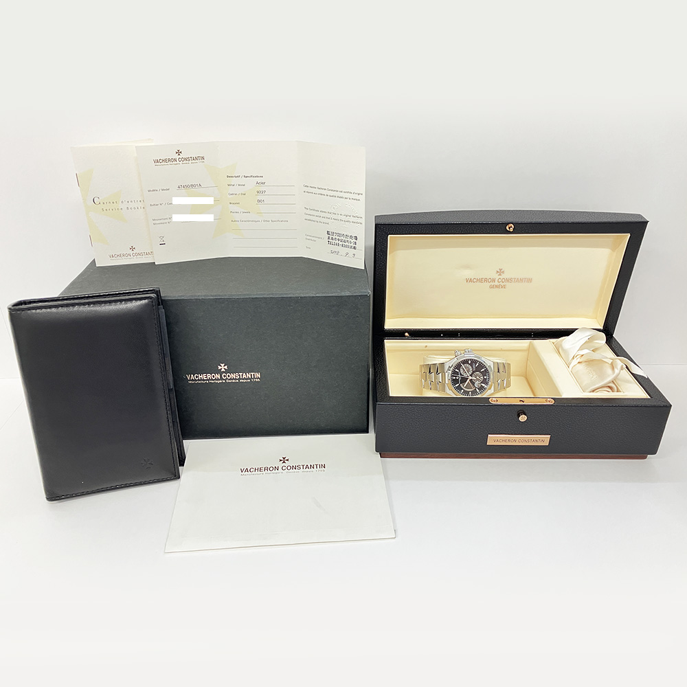 Overseas Dual Time Steel Black Dial 42mm Product Image 8