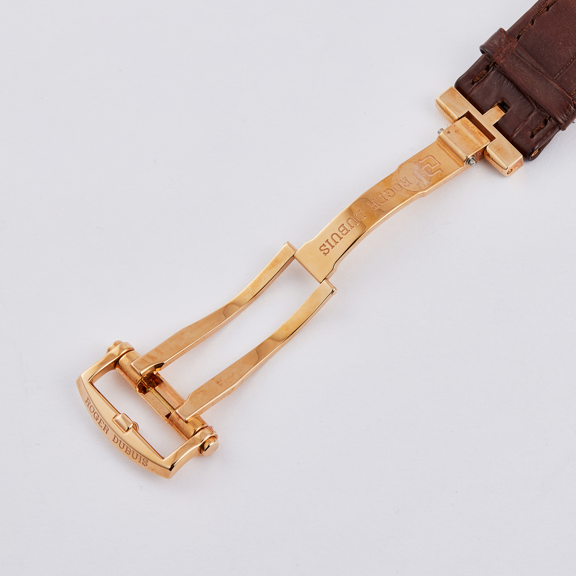 Excalibur Chronograph Rose Gold Silver Dial 42mm Product Image 8