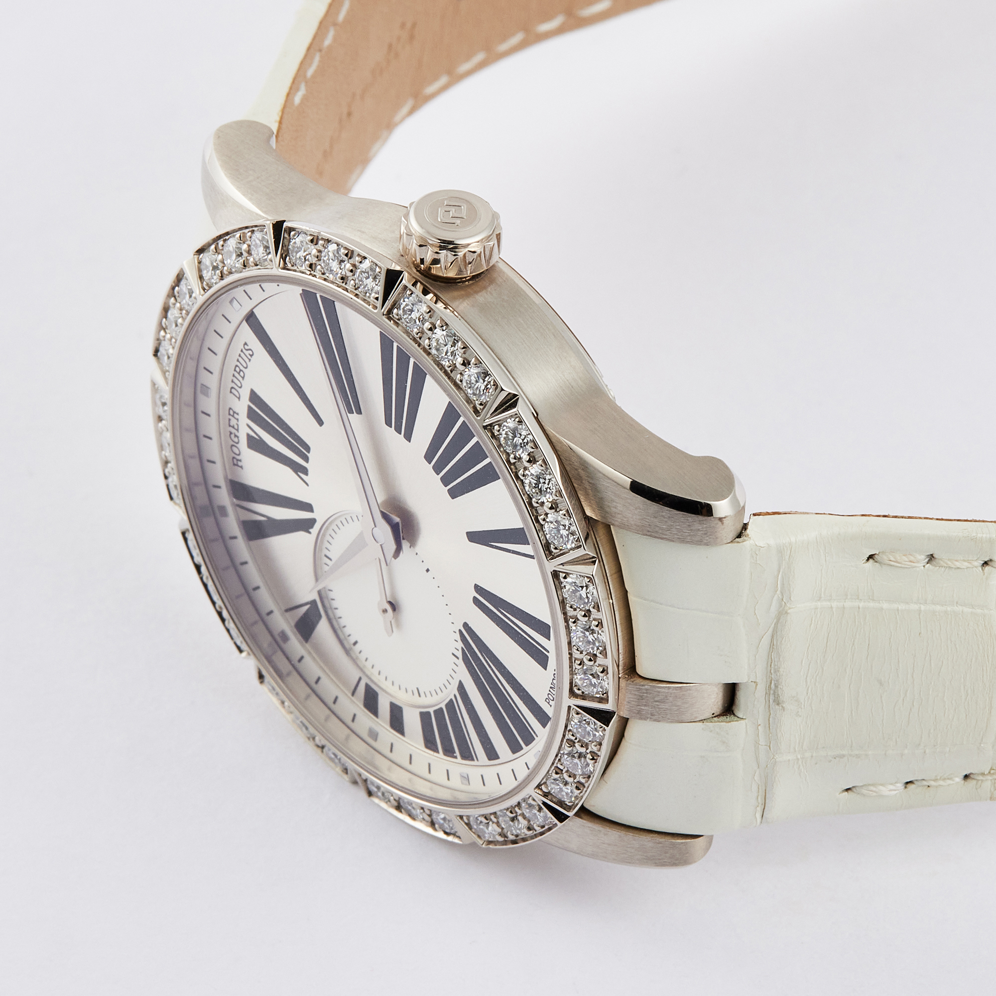 Excalibur White Gold Diamond Silver Dial 42mm Product Image 3