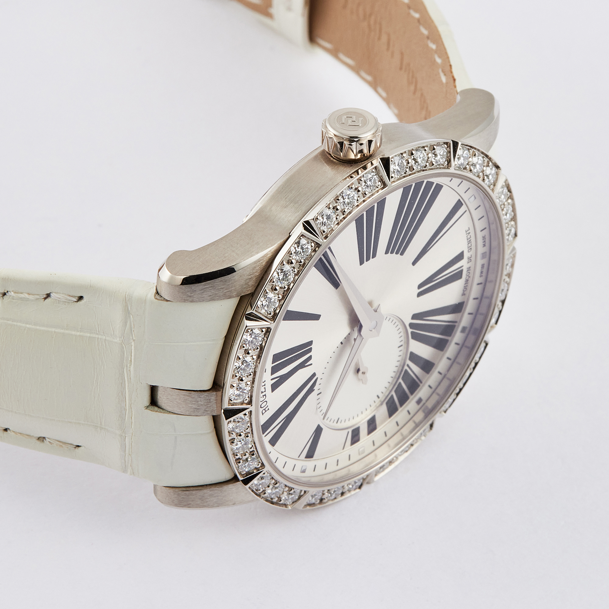 Excalibur White Gold Diamond Silver Dial 42mm Product Image 4