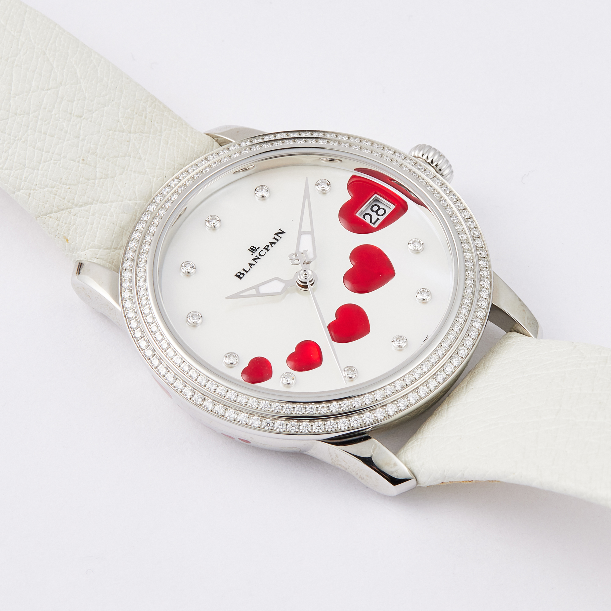 Ultraplate Saint Valentine Steel Diamond Mother of Pearl Dial 34mm Product Image 2