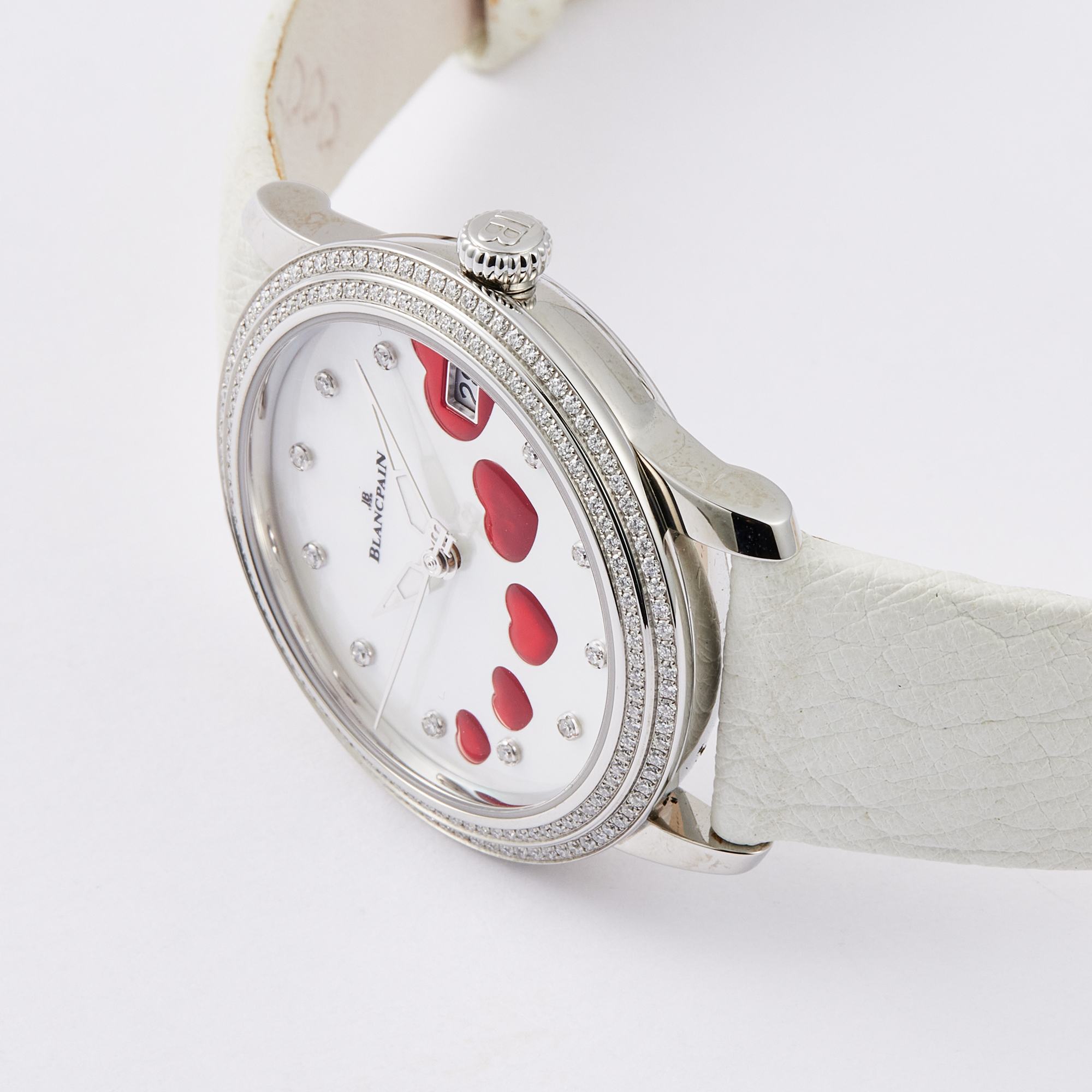 Ultraplate Saint Valentine Steel Diamond Mother of Pearl Dial 34mm Product Image 3
