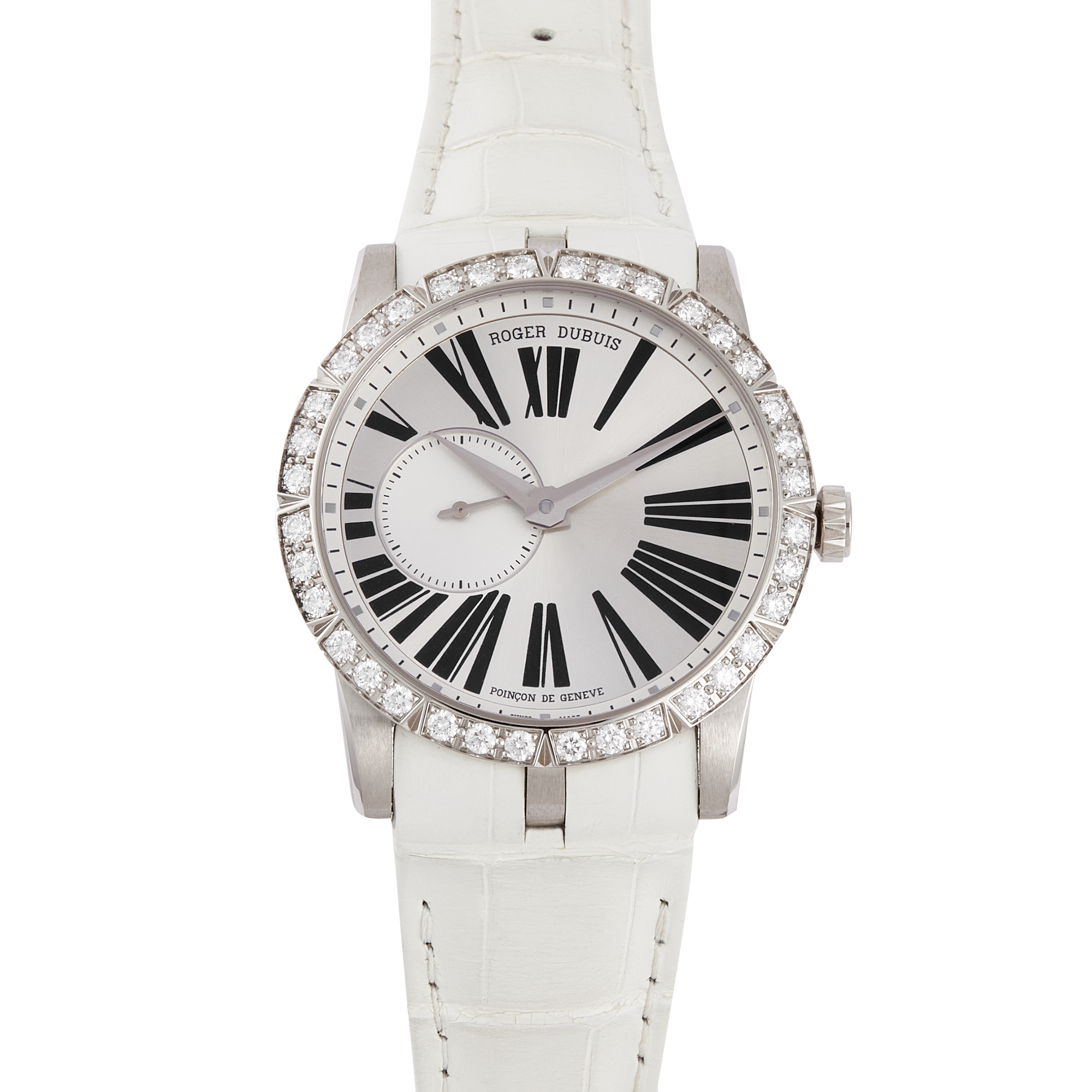 Excalibur White Gold Diamond Silver Dial 42mm Product Image 1