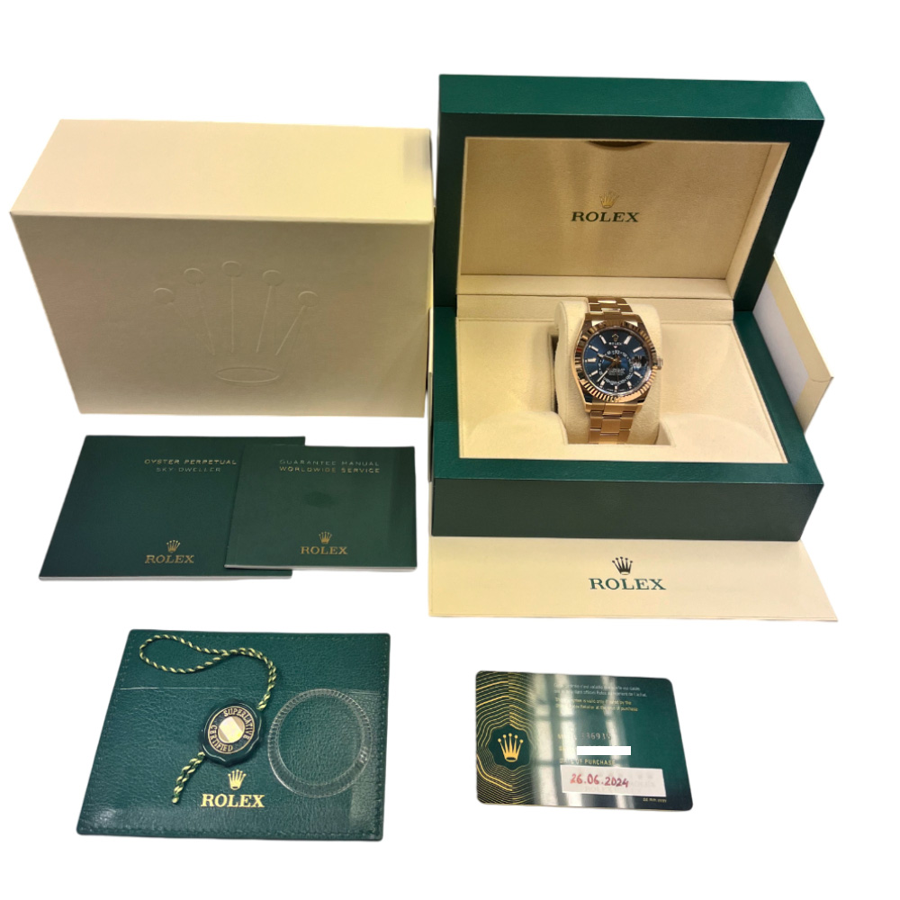 Sky-Dweller Rose Gold Blue Dial 42mm Product Image 6