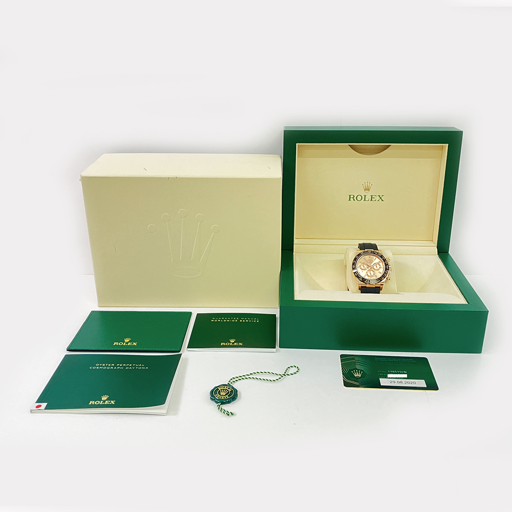 Daytona Rose Gold Baguette Oysterflex Pink Dial 40mm Product Image 6