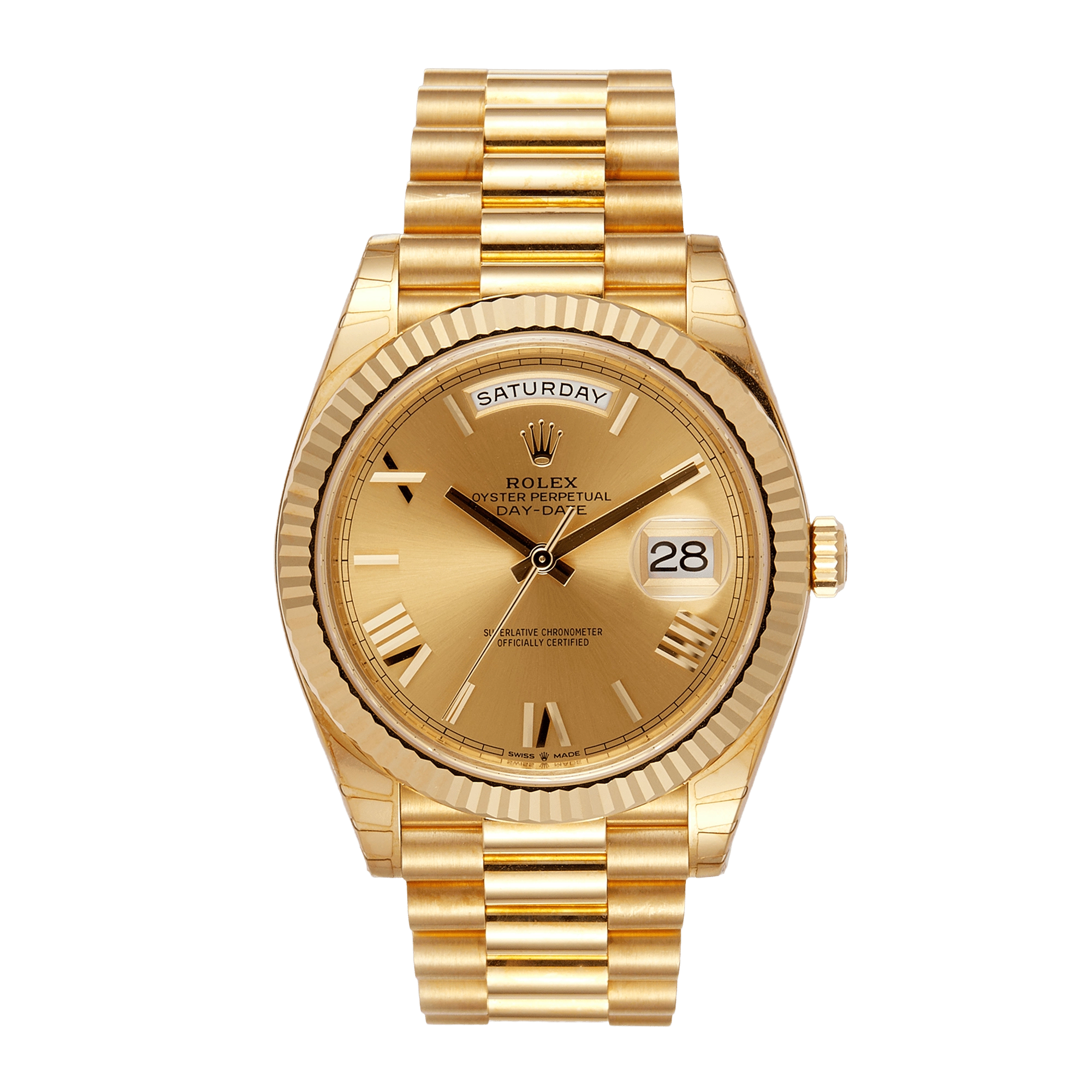 Day-Date Yellow Gold Champagne Dial 40mm Product Image