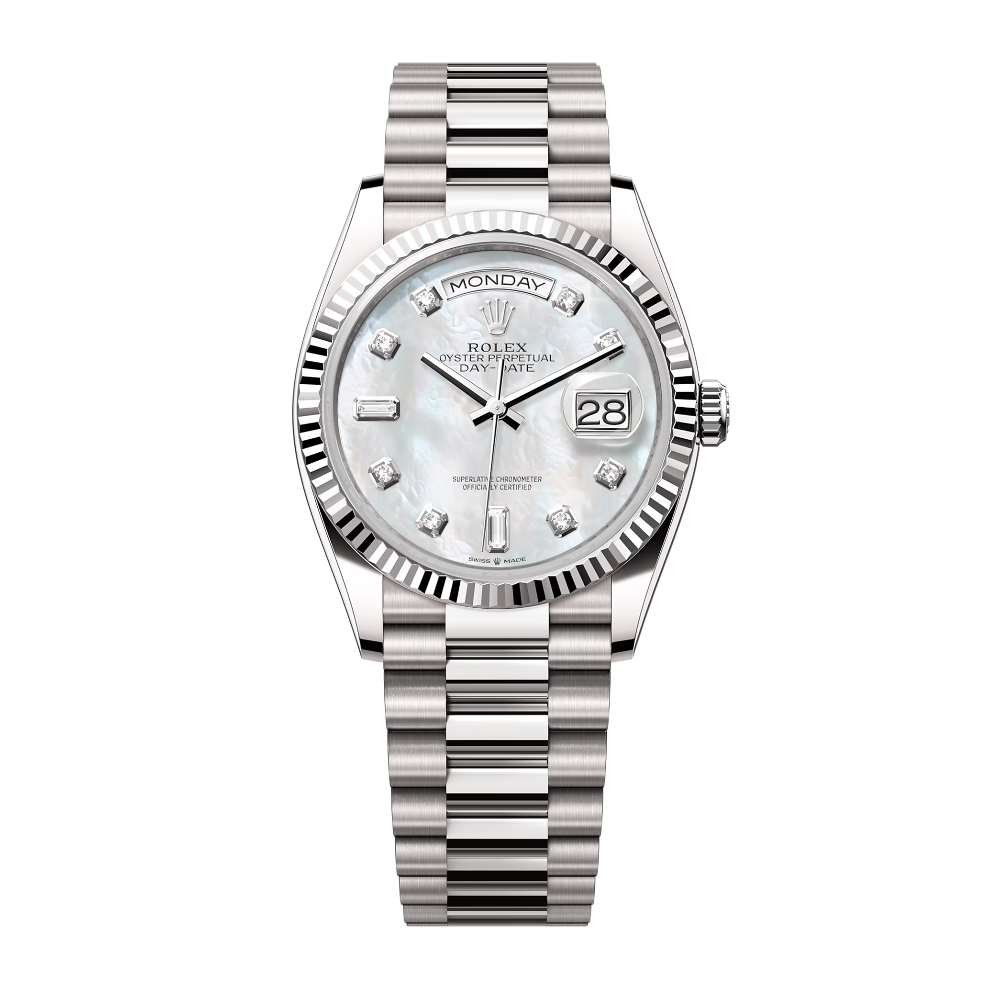 Day-Date White Gold Mother of Pearl Dial 36mm Product Image