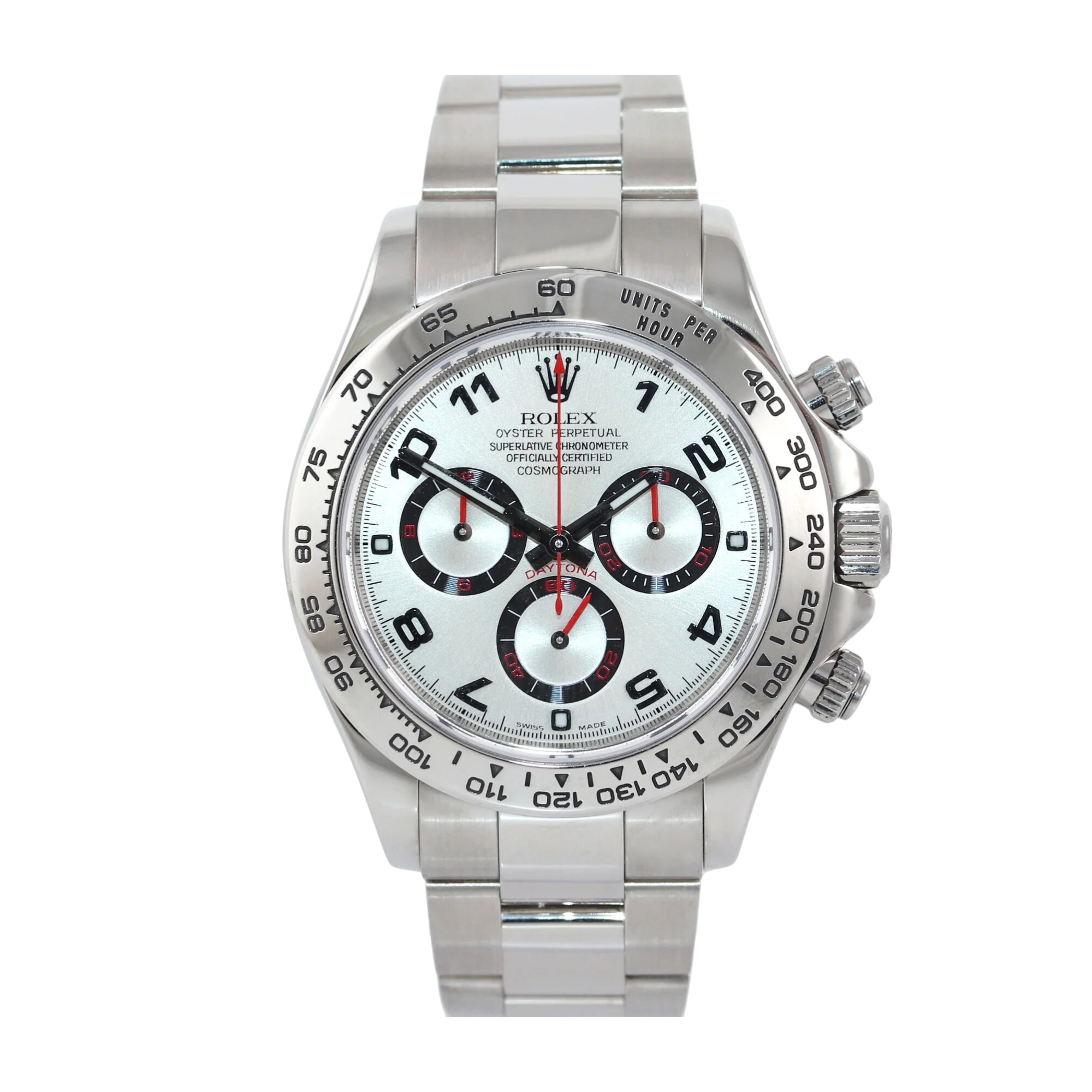Rolex Daytona White Gold Silver Dial 40mm 116509-Silver