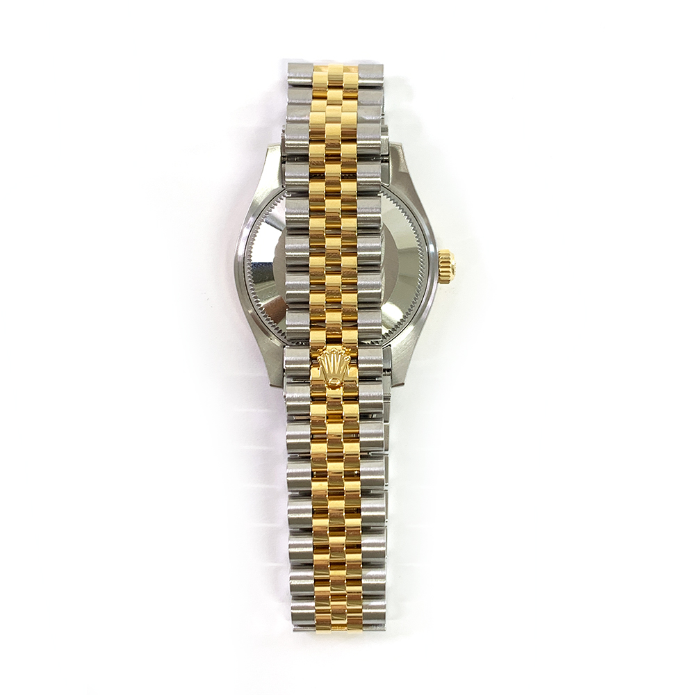 Datejust Yellow Gold & Steel Green Floral Dial 31mm Product Image 4