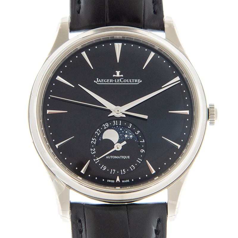 Master Ultra Thin Moonphase Steel Black Dial 39mm Product Image 2
