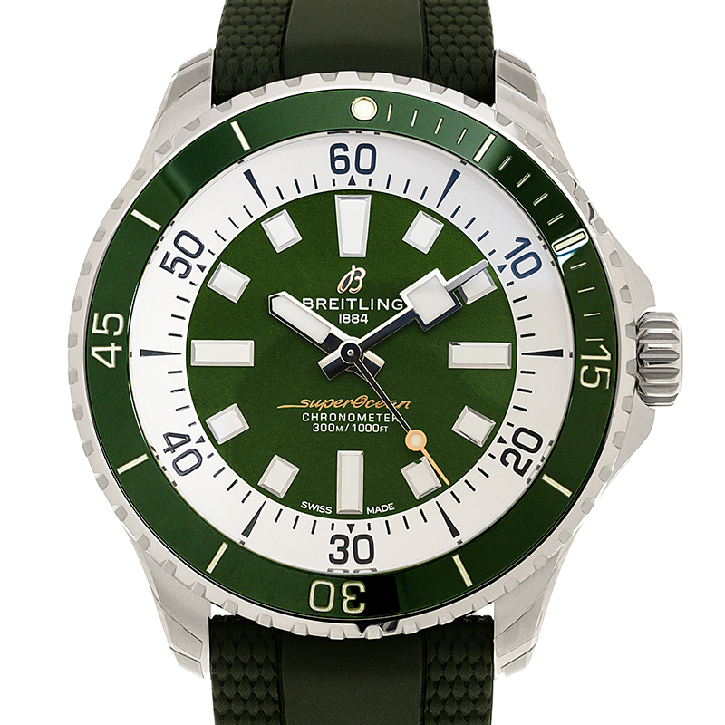SuperOcean Steel Green Dial 44mm Product Image 4