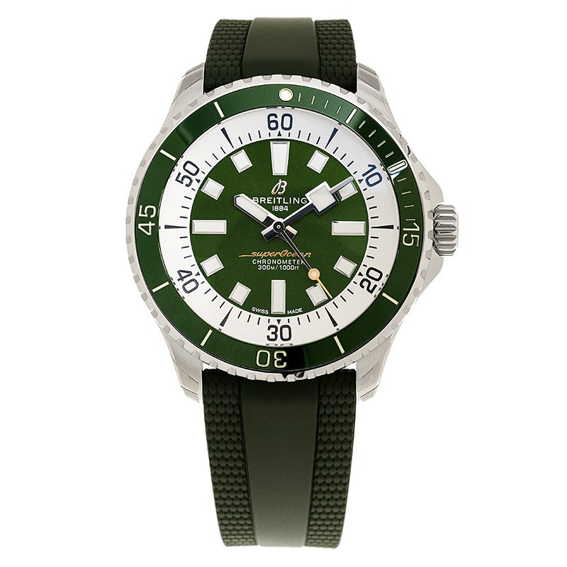 SuperOcean Steel Green Dial 44mm Product Image 2