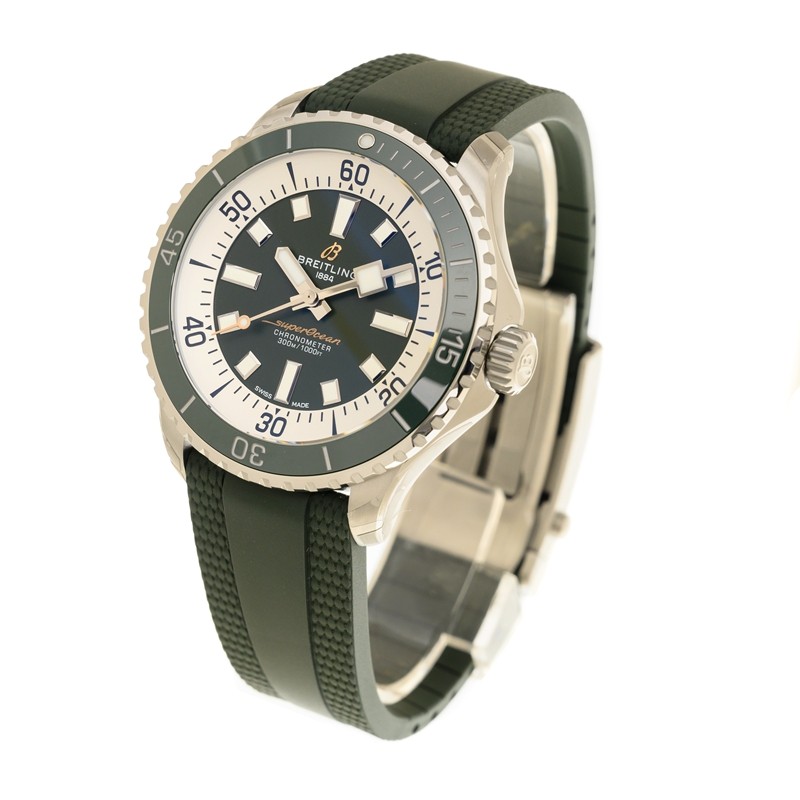 SuperOcean Steel Green Dial 44mm Product Image 3
