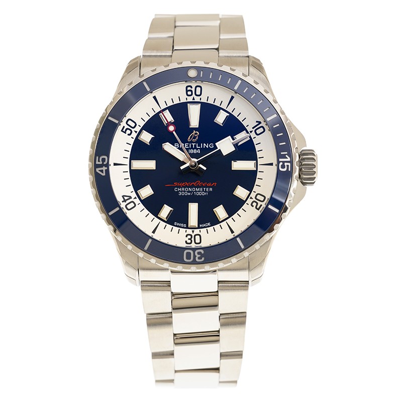SuperOcean Steel Blue Dial 42mm Product Image 1