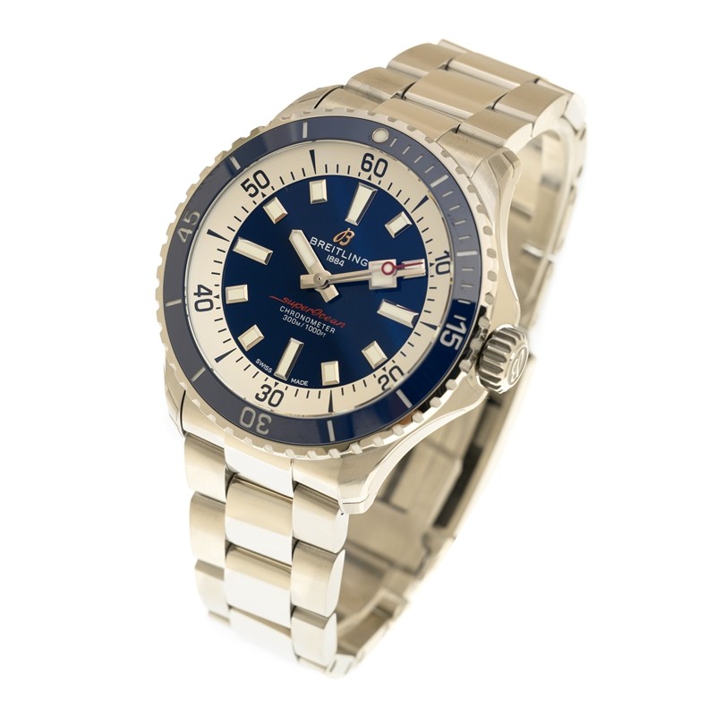 SuperOcean Steel Blue Dial 42mm Product Image 2