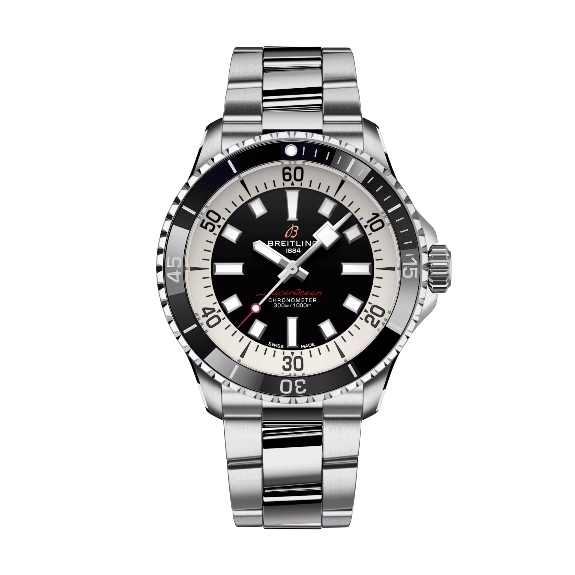 SuperOcean Steel Black Dial 42mm Product Image