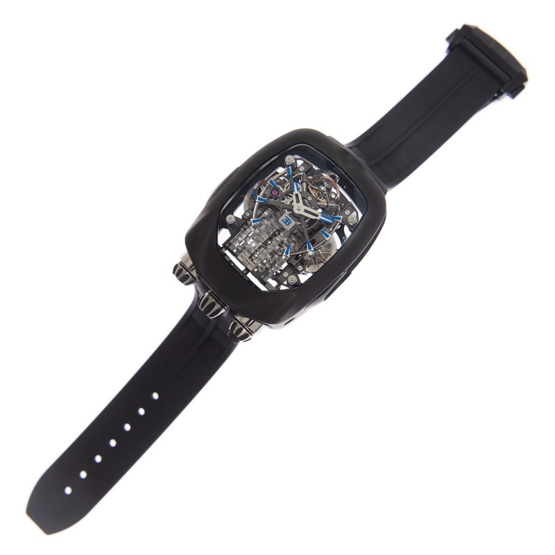 Bugatti Chiron Tourbillon Titanium Skeleton Dial 55mm Product Image 5