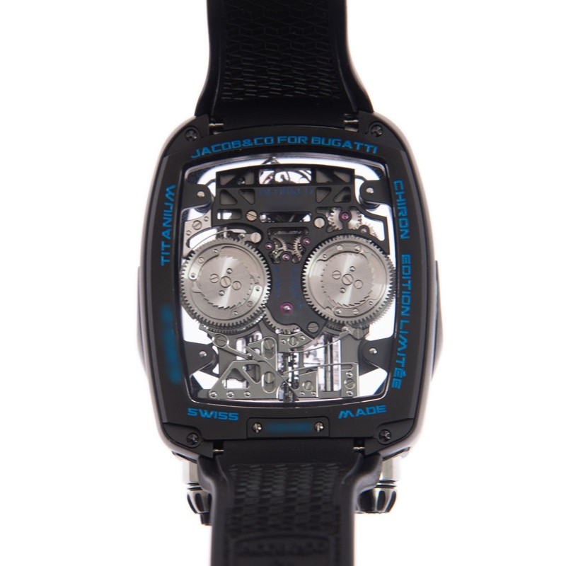 Bugatti Chiron Tourbillon Titanium Skeleton Dial 55mm Product Image 3