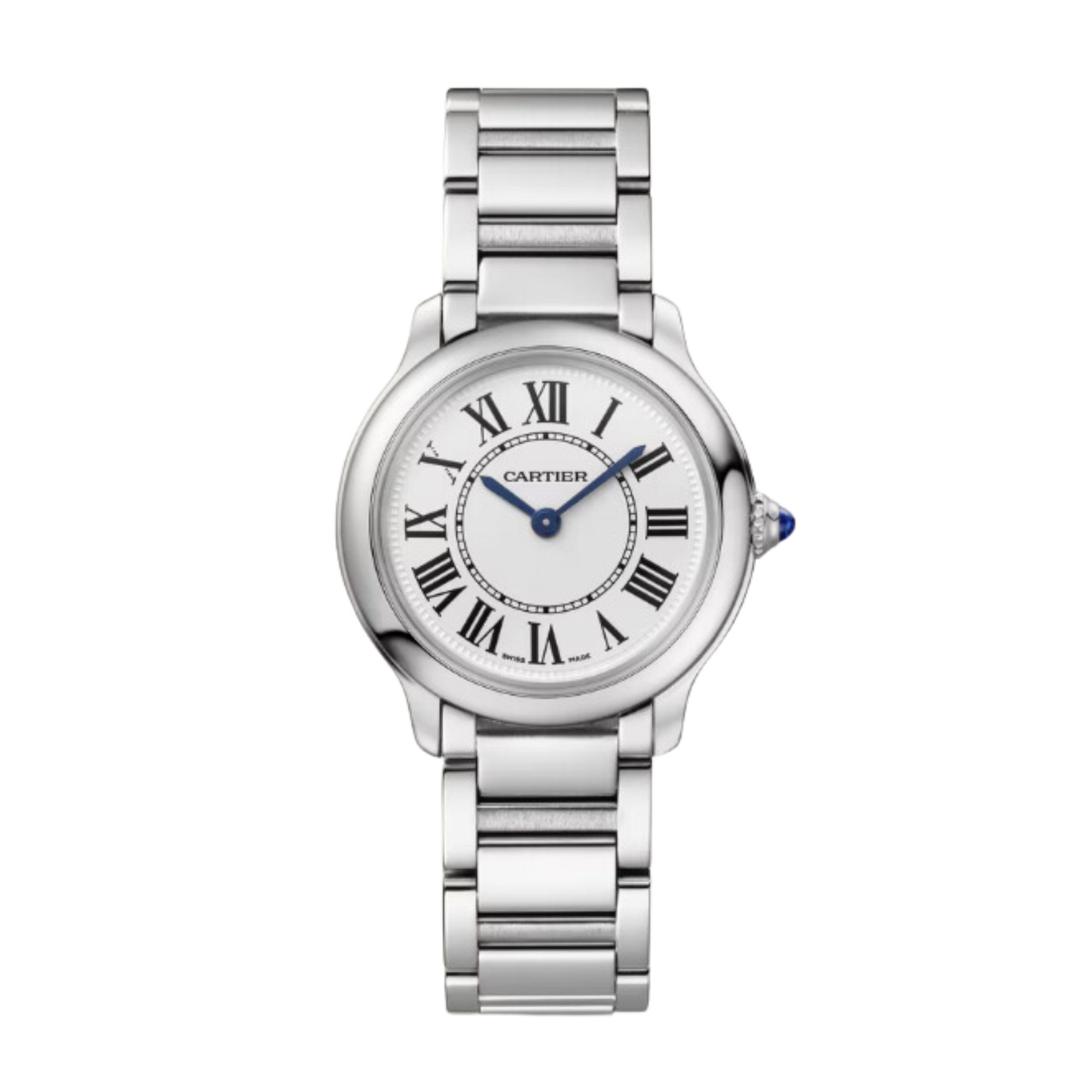 Ronde Must de Cartier Steel Silver Dial 29mm Product Image