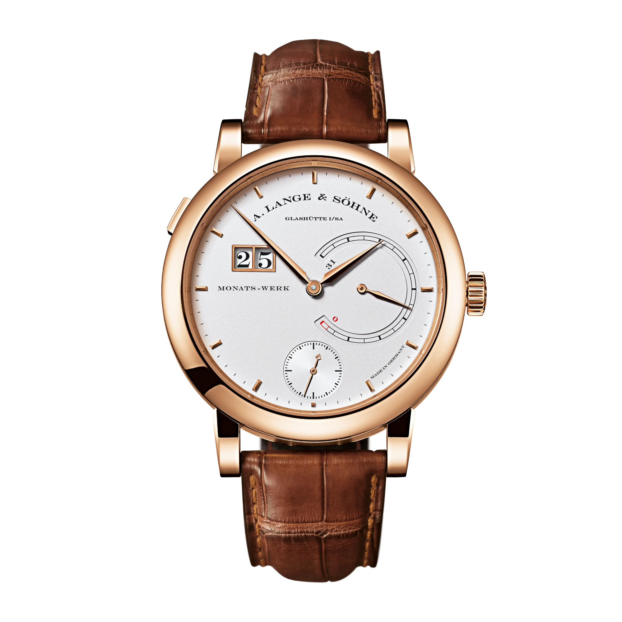 Lange 31 Rose Gold Silver Dial 46mm Product Image 1