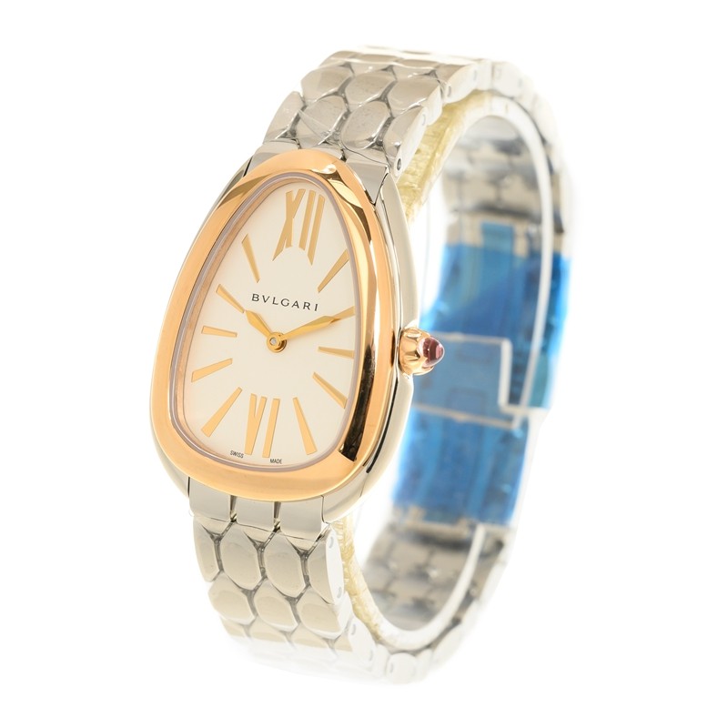 Serpenti Seduttori Rose Gold & Steel White Dial 33mm Product Image 2