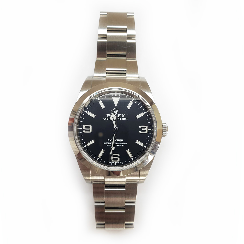 Explorer Steel Black Dial 39mm Product Image 2