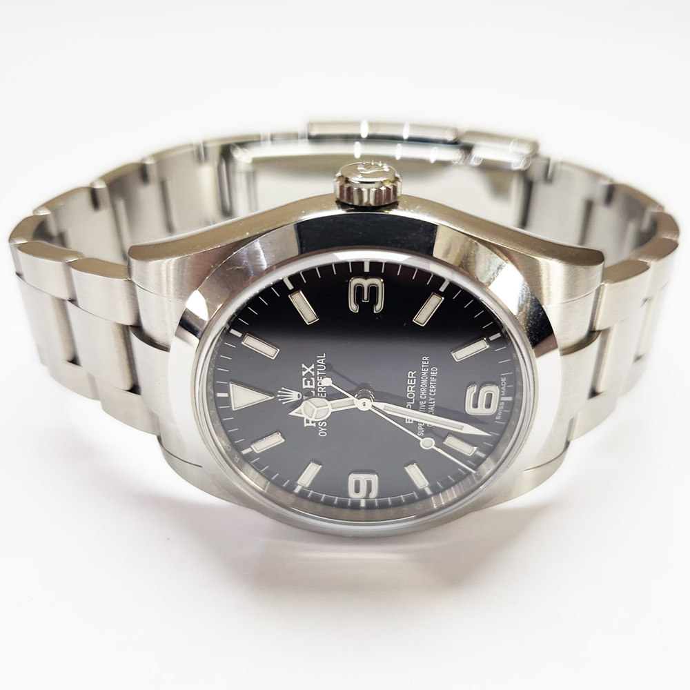 Explorer Steel Black Dial 39mm Product Image 3