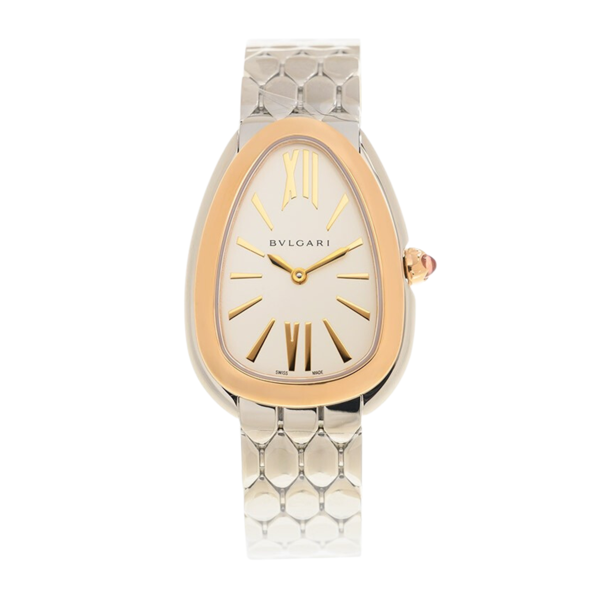 Serpenti Seduttori Rose Gold & Steel White Dial 33mm Product Image