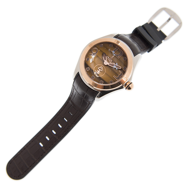 Bubble Rose Gold & Steel Brown Dial 42mm Product Image 3