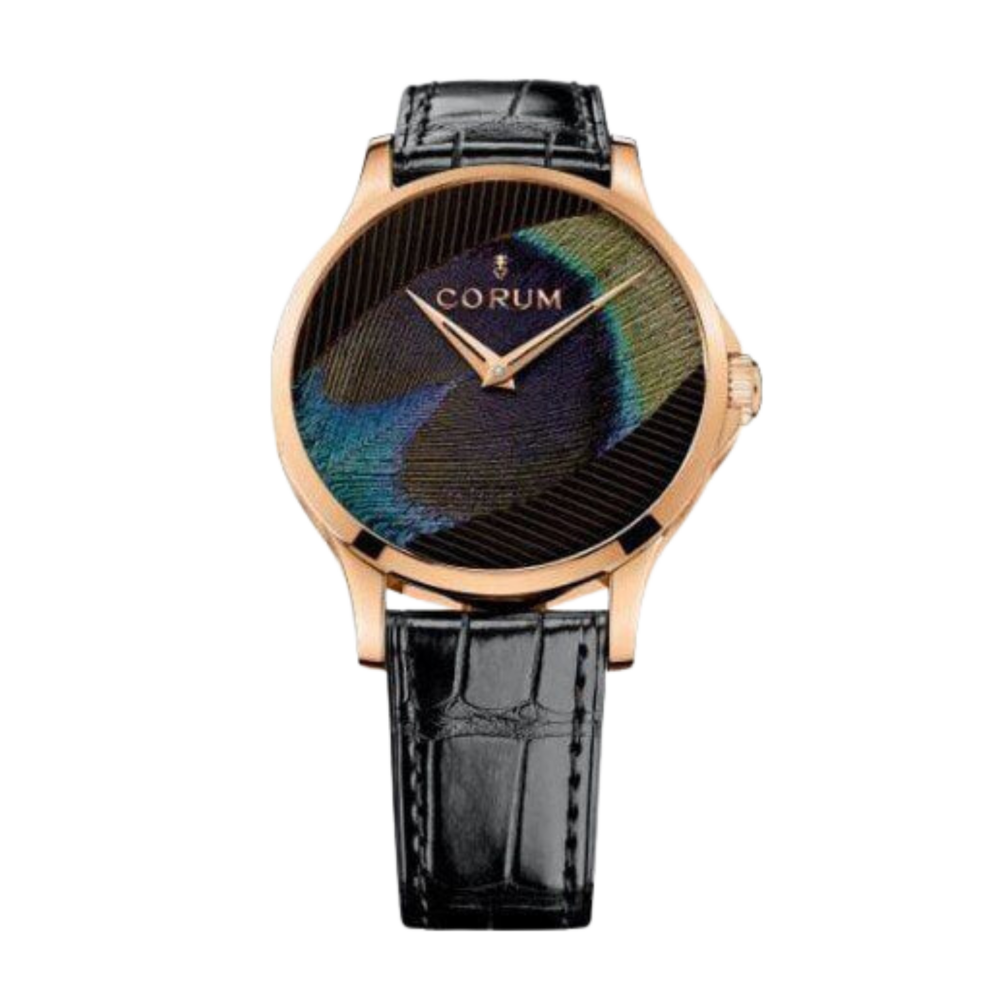 Heritage Rose Gold Black Feather Dial 39mm Product Image 1