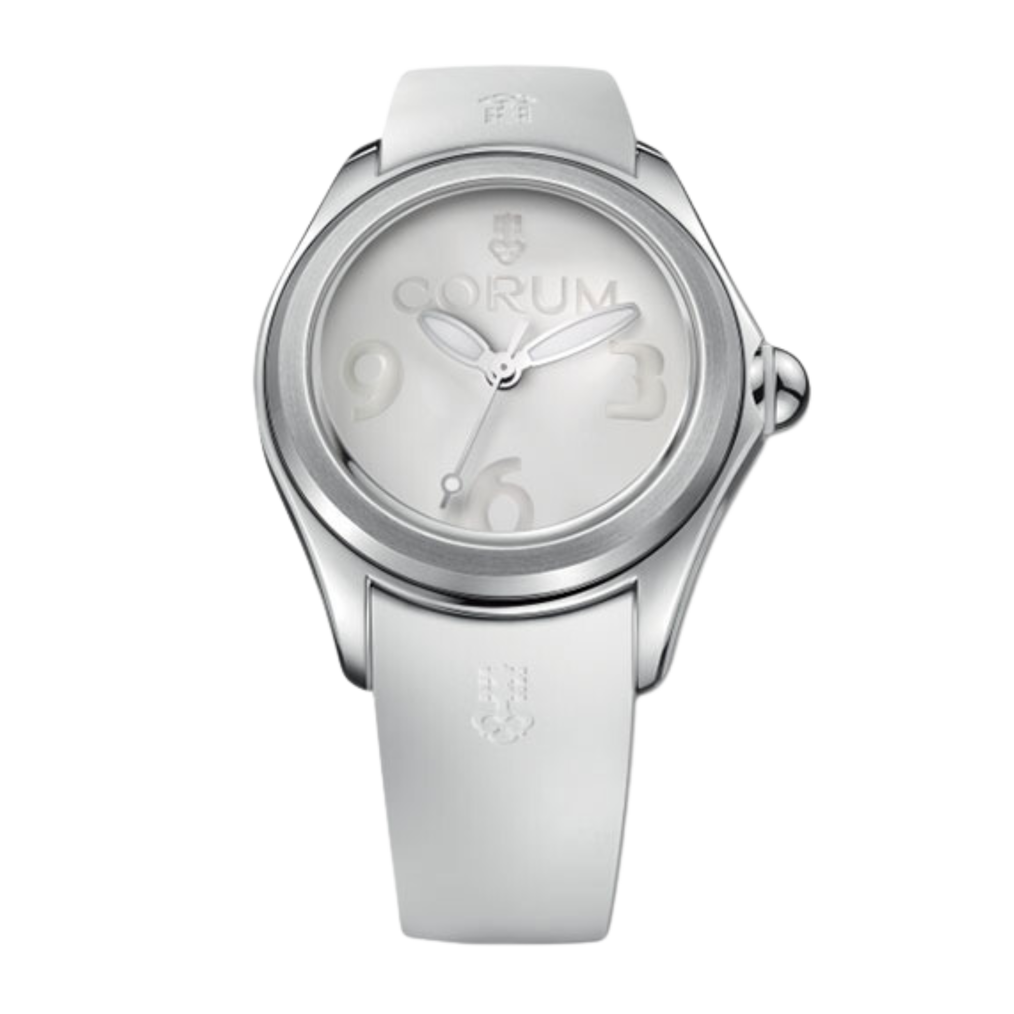 Bubble Steel White Dial 47mm Product Image 1