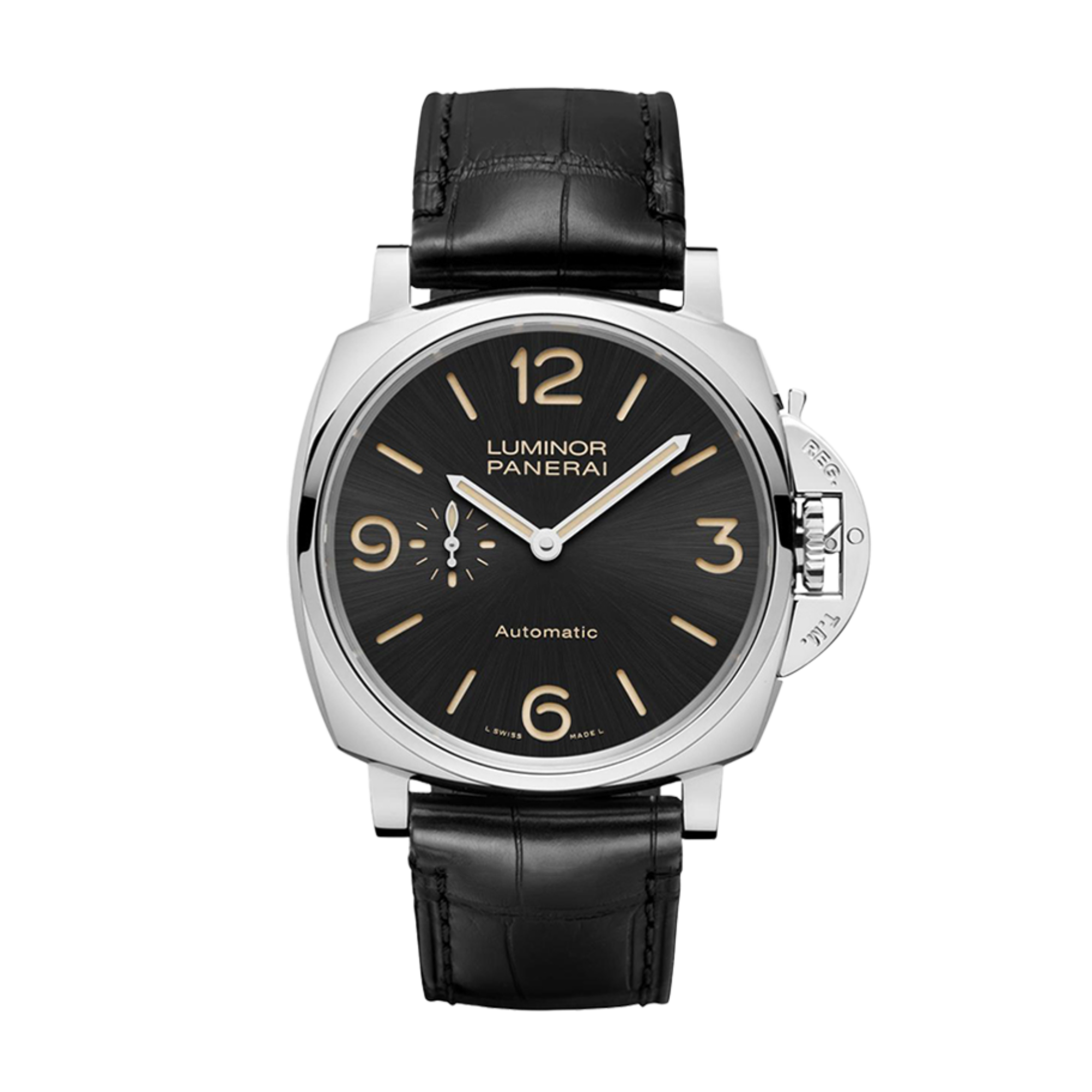 Luminor Due Steel Black Dial 45mm Product Image 1