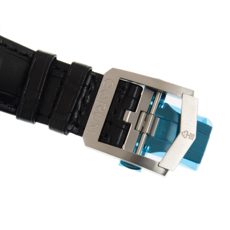 Colomb Romulus Chronograph Steel Black Dial 44mm Product Image 5