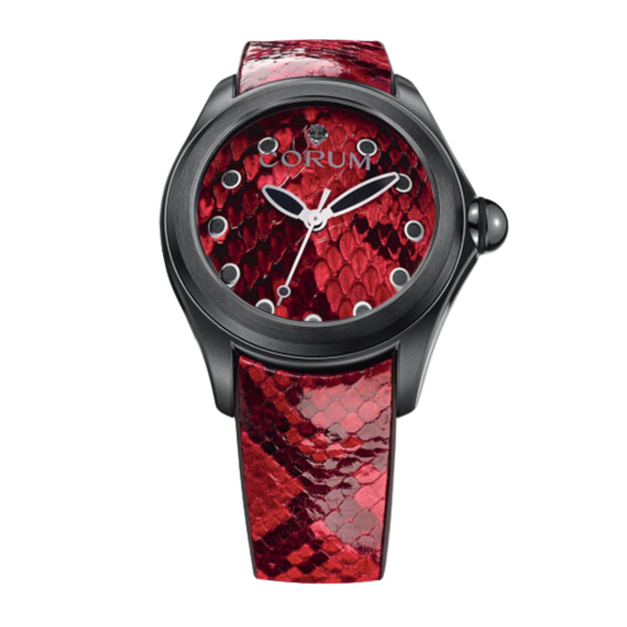 Red Corum Corum Bubble Steel Red Dial 47mm 082.310.98/0335 PR01 - Make an offer ...