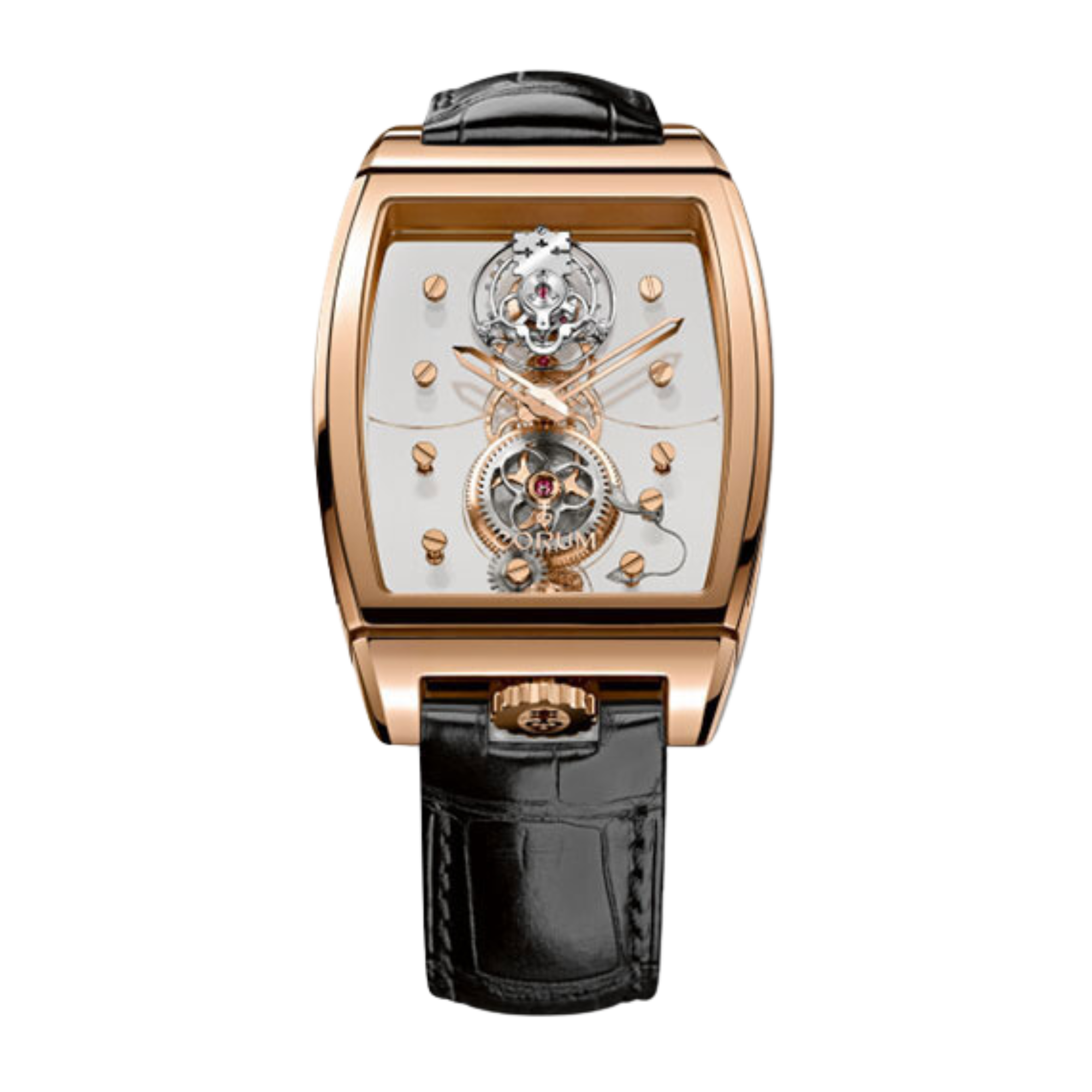 Bridge Tourbillon Panoramique Rose Gold Transparent Dial 37mm Product Image 1