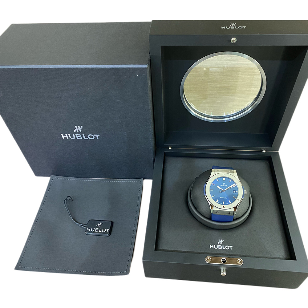 Classic Fusion Titanium Blue Dial 45mm Product Image 6