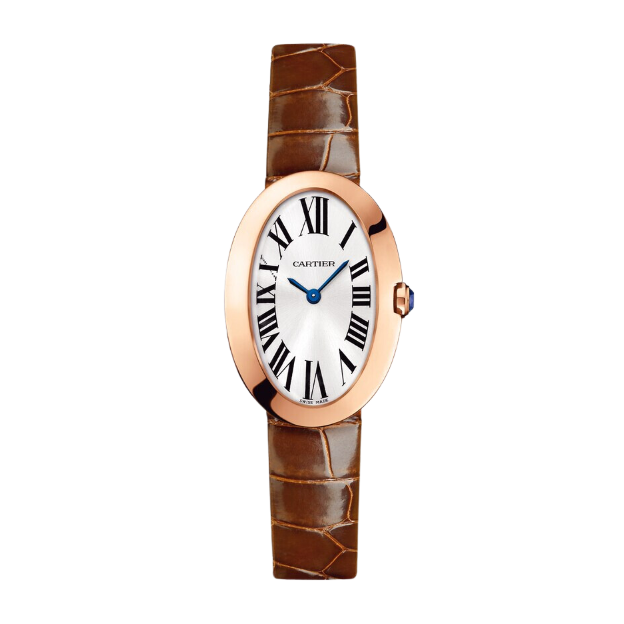 Baignoire de Cartier Rose Gold Silver Dial 24mm Product Image