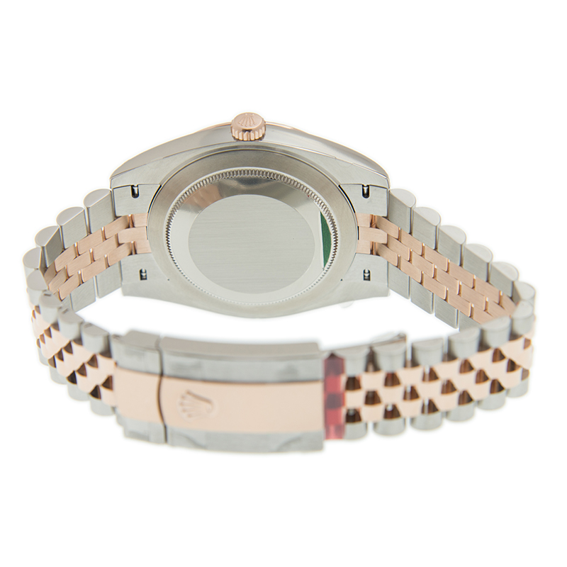 Datejust "Wimbledon" Rose Gold & Steel Jubilee Grey Dial 41mm Product Image 5